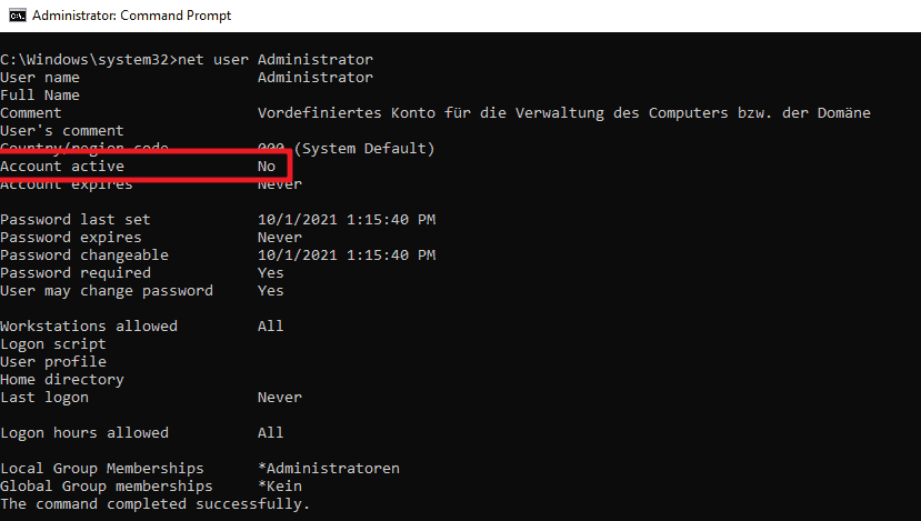 How to enable the hidden Windows 11 administrator account windows-11-administrator-account-status.png