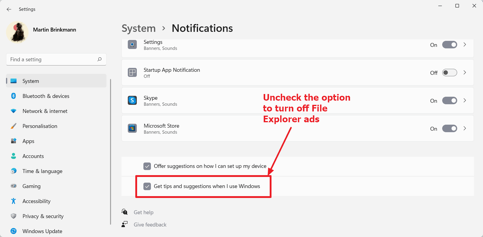 Microsoft is testing File Explorer ads in latest Windows 11 Insider build windows-11-disable-file-explorer-ads.png