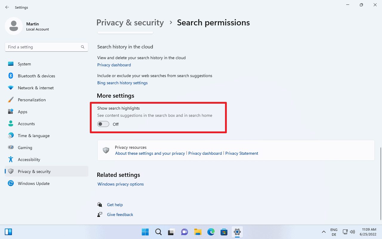 Rejoice! Microsoft brings Search Highlights to Windows 11 windows-11-disable-search-highlights.png