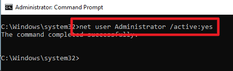 How to enable the hidden Windows 11 administrator account windows-11-enable-administrator-account-command.png