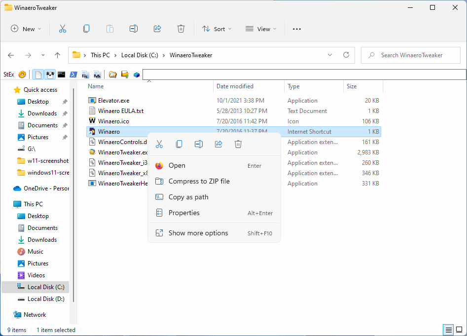 How to restore the classic File Explorer context menu in Windows 11 windows-11-file-explorer-new-context-menu.png