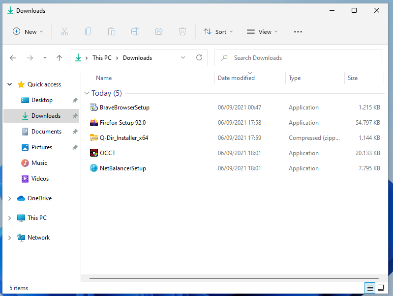 Enable Compact View in Windows 11's File Explorer for improved usability windows-11-file-explorer-normal-view.png