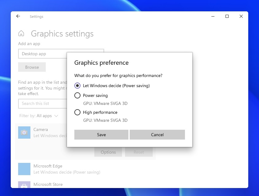 Windows 11 includes support for WDDM 3.0 (display driver model) Windows-11-graphics-settings.jpg