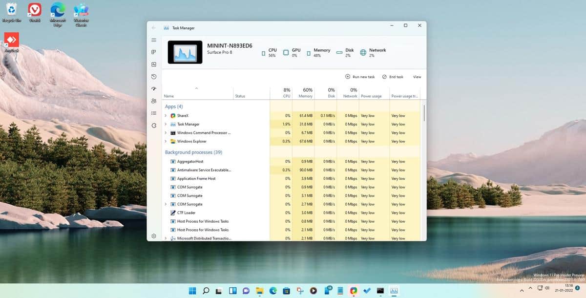 Windows 11 has a new Task Manager with a fluent design, here's how you can try it in the... Windows-11-has-a-new-Task-Manager-interface.jpg