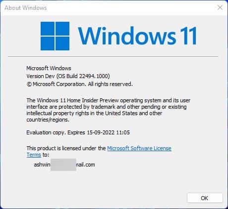 Windows 11 Insider Preview Build 22494 fixes some Taskbar, Explorer bugs and adds a Mute... Windows-11-Insider-Preview-Build-22494.jpg