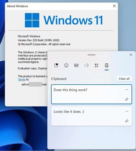 Performance of Windows 11 is a focus for Microsoft in 2022 Windows-11-Insider-Preview-Build-22499-clipboard-history.jpg
