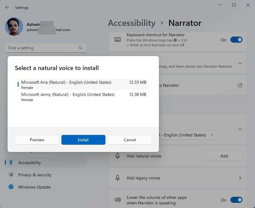 Windows 11 Insider Preview Build 22543 brings Natural voices for the Narrator, volume level... Windows-11-Insider-Preview-Build-22543-natural-narrator-voices.jpg