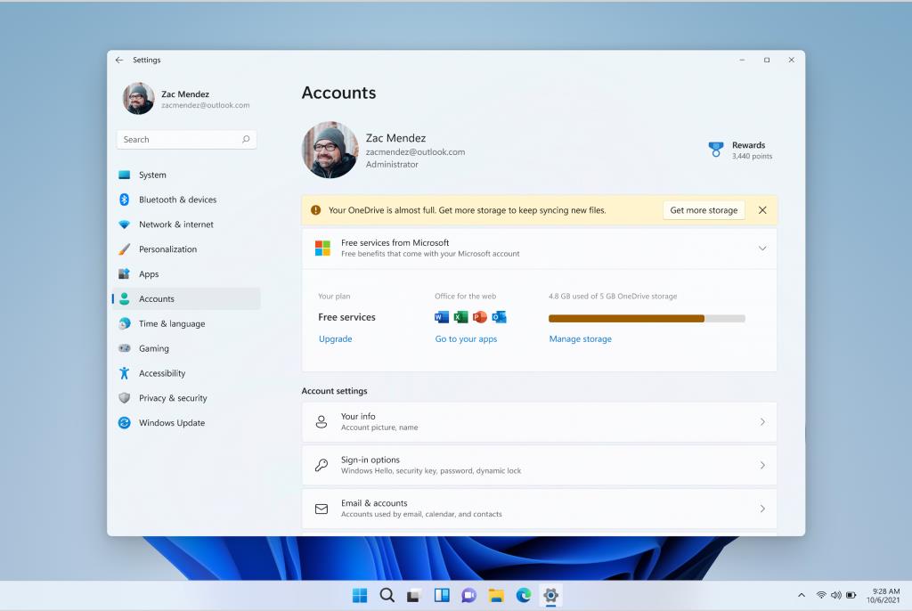 Windows 11 Insider Preview Build 25145 adds OneDrive management to the Settings app Windows-11-Insider-Preview-Build-25145-OneDrive-settings.jpg
