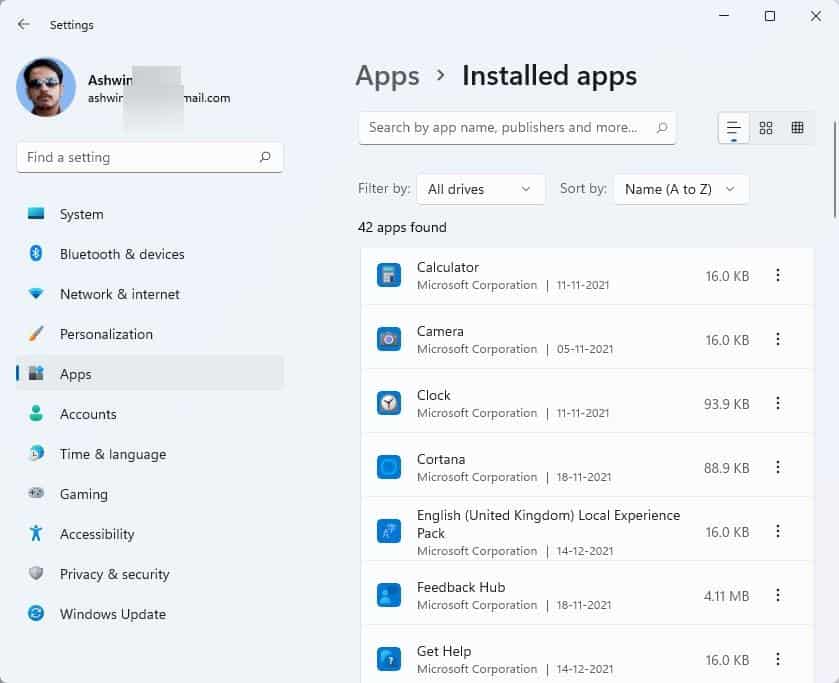 Windows 11 Insider Preview Build 22523 changes some Control Panel options Windows-11-installed-apps.jpg