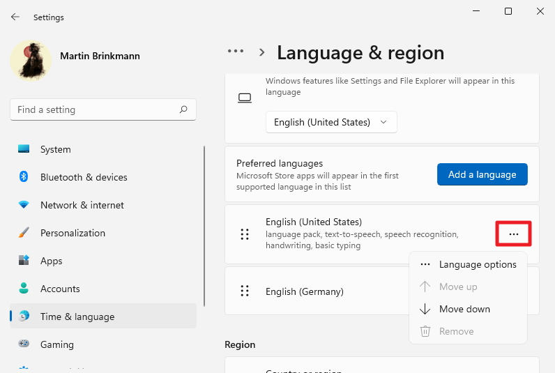 How to change the Windows 11 display language windows-11-language-options.png