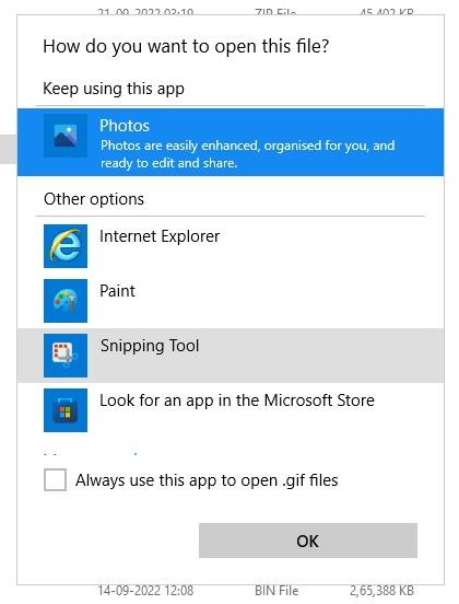 Windows 11 Insider Preview Build 25206 enables the new Open With dialog box for all users Windows-11-old-open-with-dialog-box.jpg