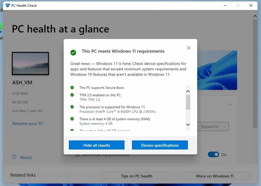 How to fix "the processor needs to have two or more cores to run Windows 11" issue in... Windows-11-pc-health-check-requirements.jpg