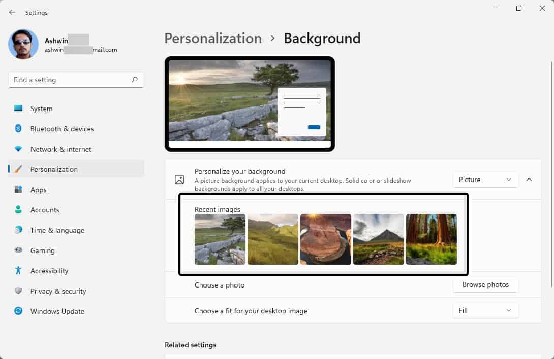 Where are the desktop wallpapers located in Windows 11? Windows-11-personalization-wallpapers.jpg
