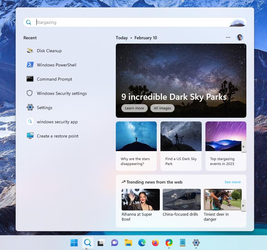 Windows 11 Insider Preview Build 25295 allows users to change the Taskbar's Search style Windows-11-Search-icon-only-style.jpg