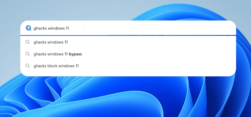 How to enable the search widget in Windows 11 Insider Preview Builds for testing windows-11-search-widget-results.png