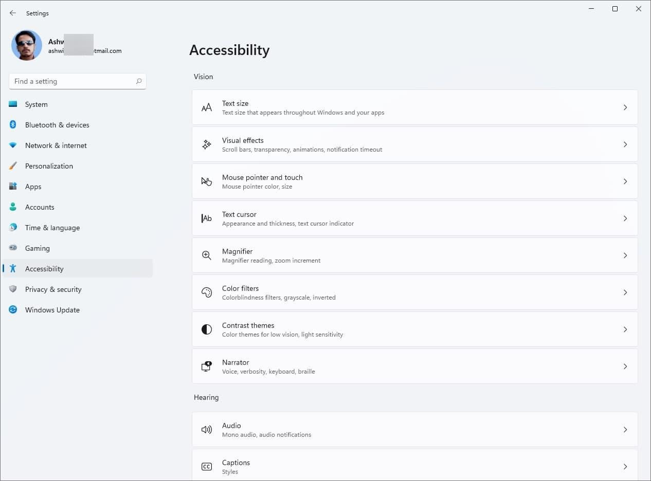 We take a tour of what's new in Windows 11: Start Menu, Explorer, Notifications Panel,... Windows-11-Settings-Accessibility-options.jpg