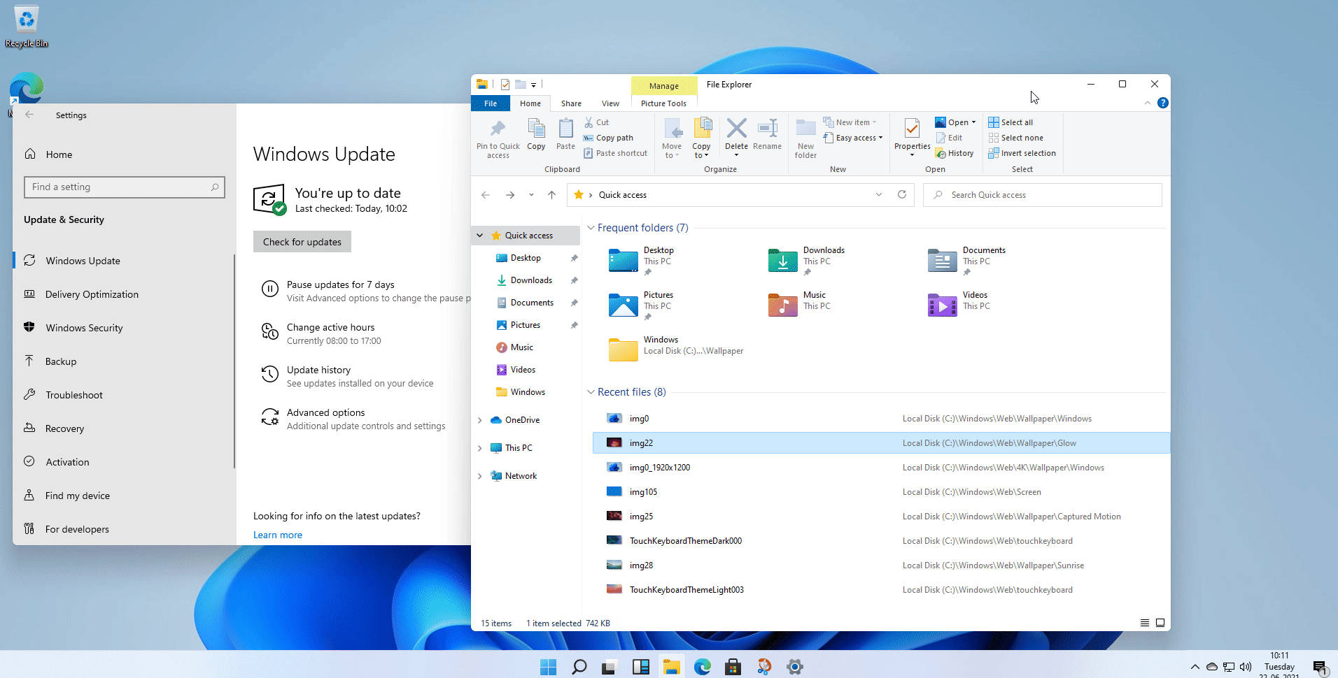 First look at the improved Window Snap feature of Windows 11 Windows-11-Snap-demo.gif