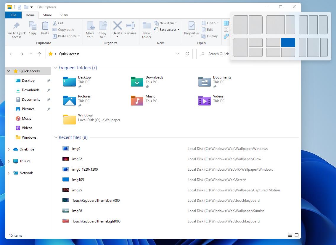 First look at the improved Window Snap feature of Windows 11 Windows-11-Snap-options-in-maximize-button-2.jpg