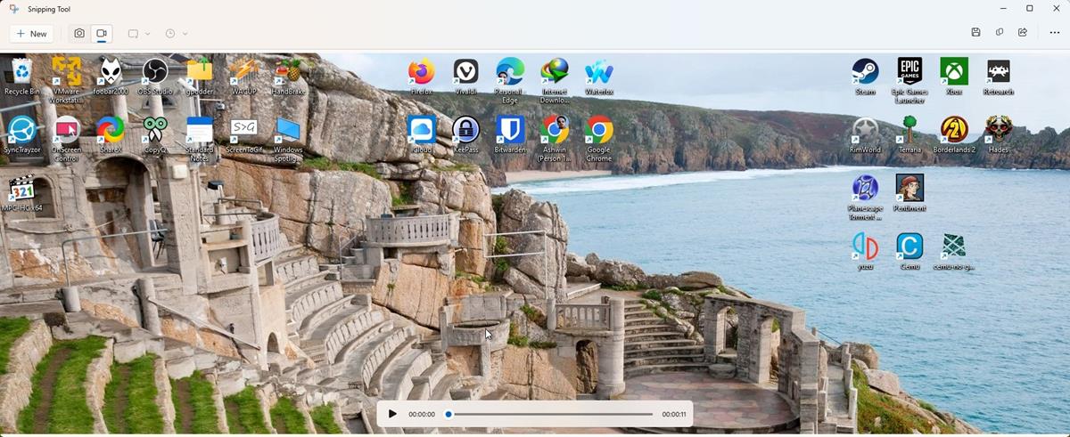 You can install the Windows 11 Snipping Tool with video recording option on the stable... Windows-11-Snipping-Tool-Video-Recorder.jpg