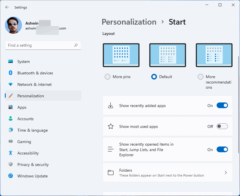 Windows 11 Build 22509.1000 rolls out to the Insider Preview Developer Channel with... Windows-11-start-menu-4-rows.png