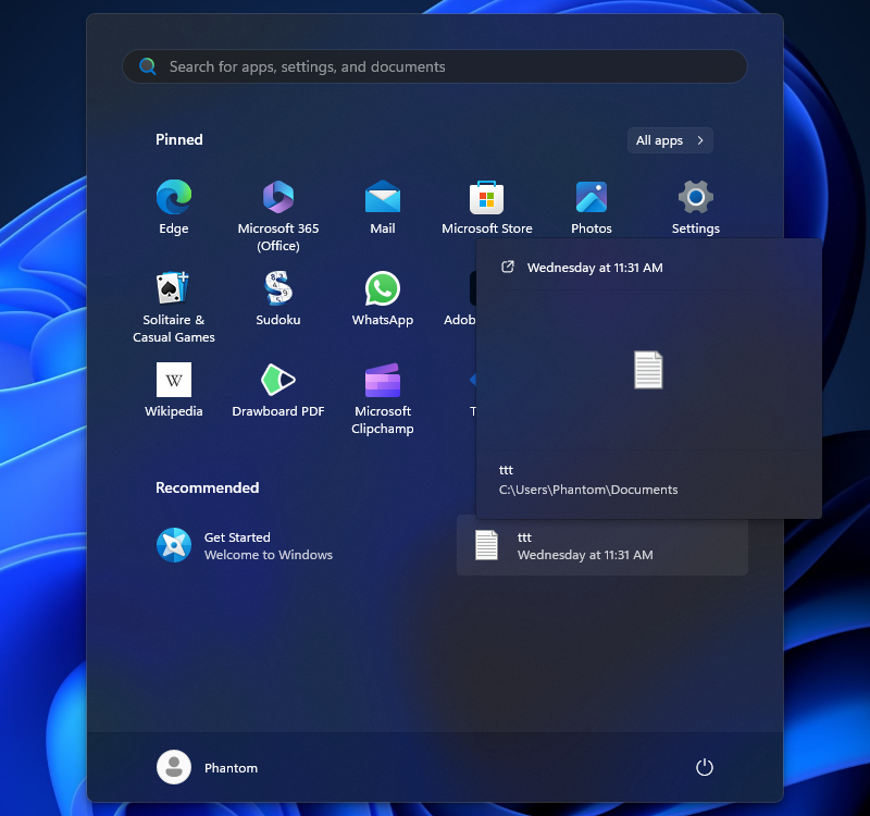 Microsoft still desperately trying to make Windows 11 Start Menu recommendations more useful windows-11-start-menu-recommended.png
