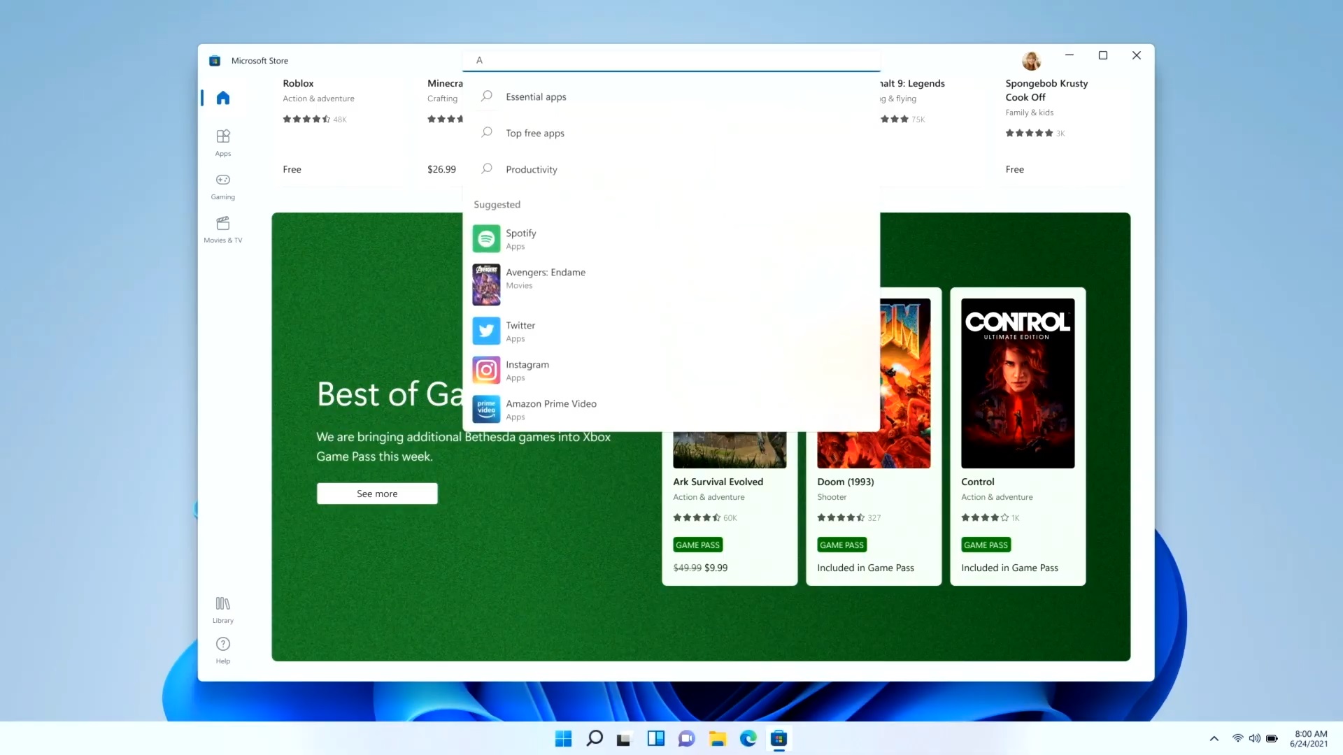 Closer look at new Microsoft Store for Windows 11 and Windows 10 Windows-11-Store-search-bar.jpg