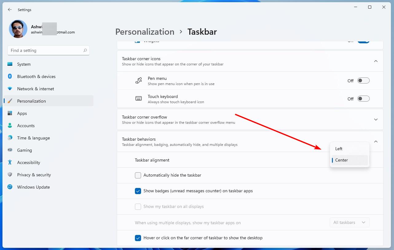 Restore the Windows 10 Start Menu in Windows 11 with TenStartMenuFixer Windows-11-Taskbar-alignment.jpg