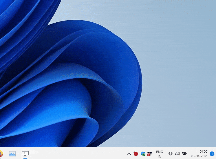 Windows 11 Insider Preview Build 22494 fixes some Taskbar, Explorer bugs and adds a Mute... windows-11-taskbar-bug-demo.gif