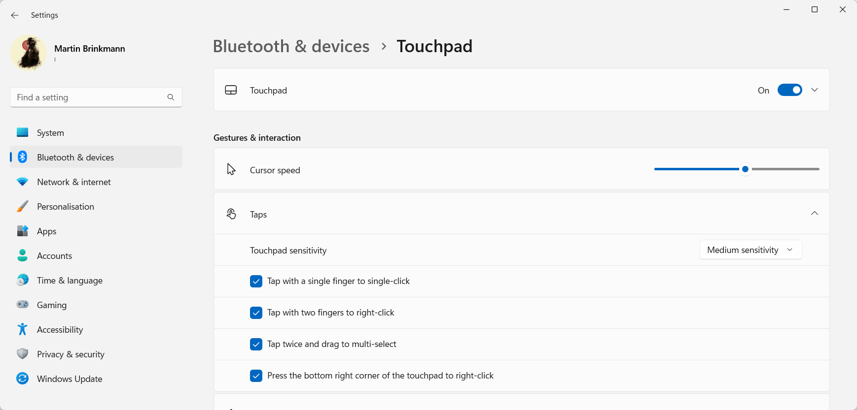 How to customize the touchpad on Windows 11 windows-11-touchpad.png