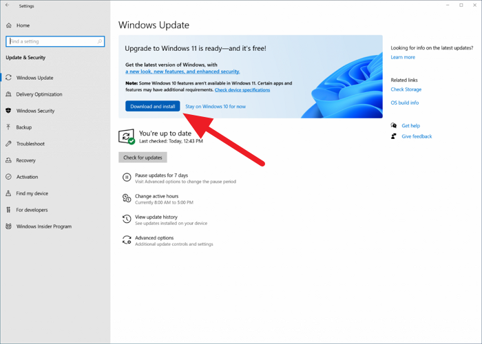 How to get Windows 11 now; Upgrade Windows 10 to Windows 11 free! Windows-11-udate-available.png