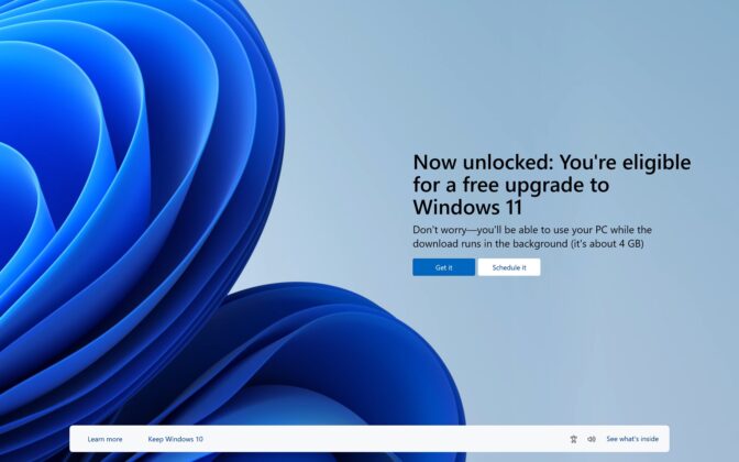 Microsoft again reminds Windows 10 users it’s time to get Windows 11 with renewed pop-ups Windows-11-upgrade-popup-one-672x420.jpg
