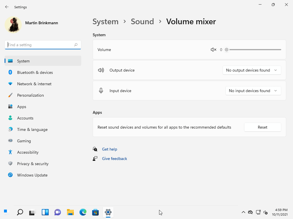 How to Fix USB Keyboard volume keys not working on Windows 11 windows-11-volume-mixer.png