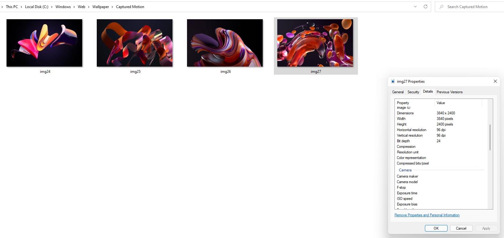 Here are all the wallpapers from Windows 11 Windows-11-wallpapers-captured-motion-folder.jpg