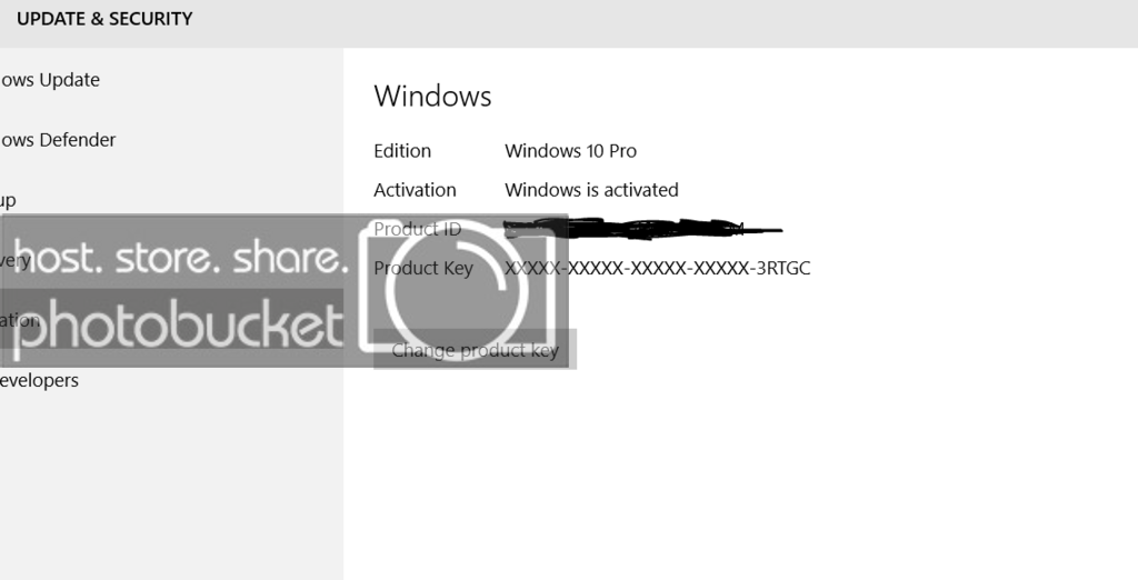windows 10 pro activation key won't work on windows 10 pro N