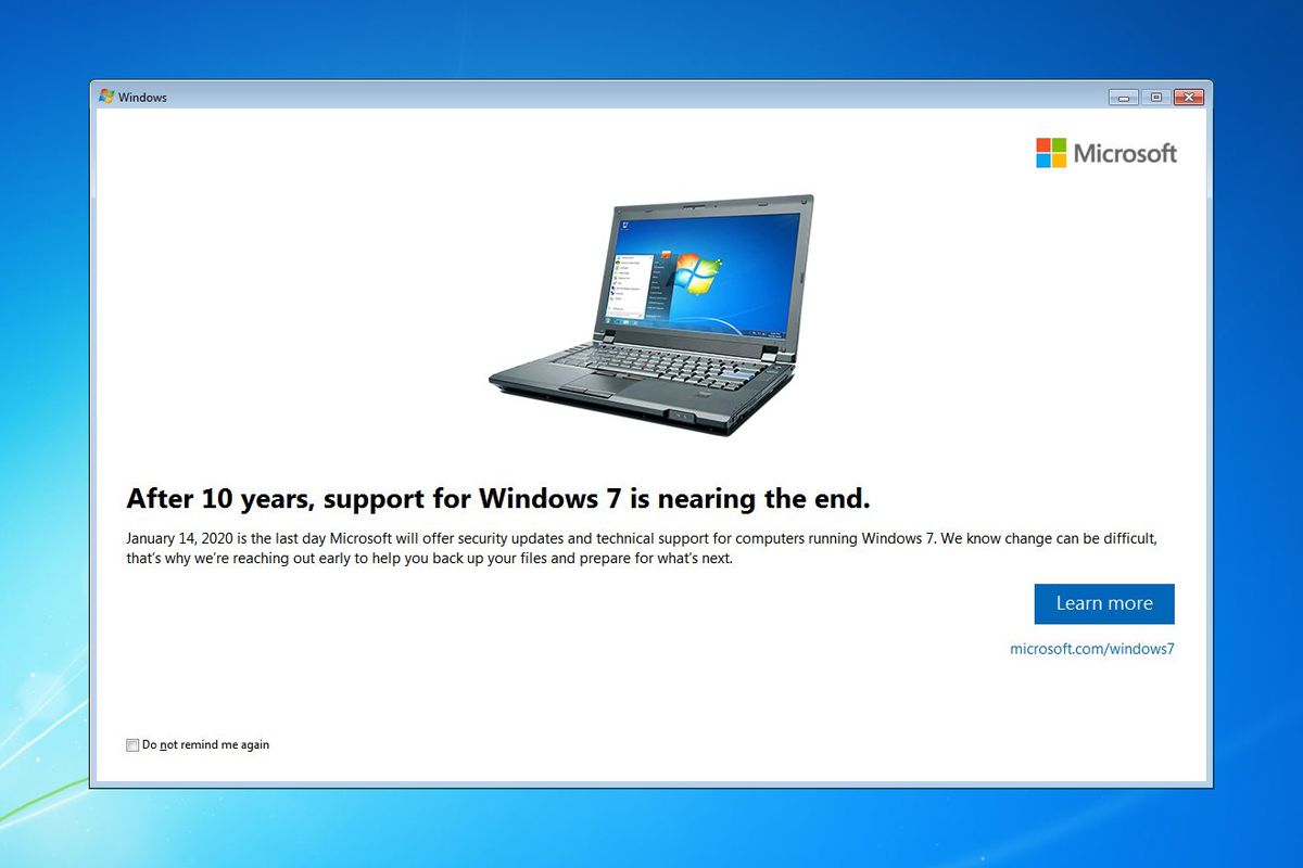 Microsoft plans to discontinue its old internet games on Windows Windows-7-message.jpg