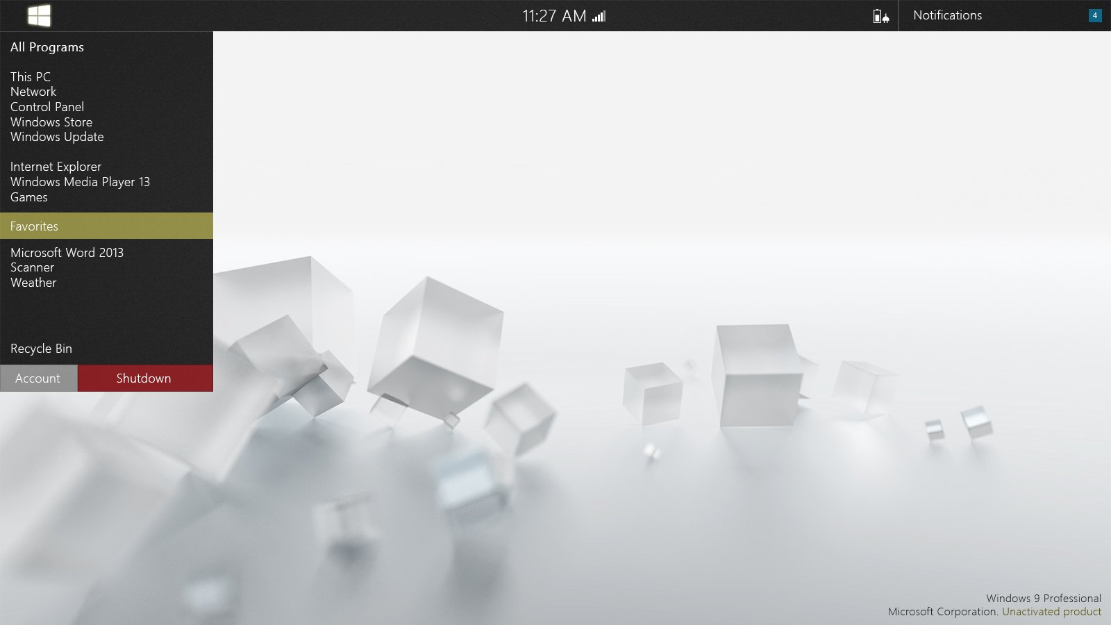 Windows 9 Design Features a Start Menu, Moves Taskbar at the Top of the Screen Windows-9-Design-Features-a-Start-Menu-Moves-Taskbar-at-the-Top-of-the-Screen-425836-4.jpg