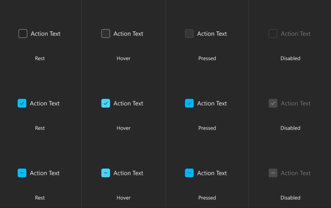 Microsoft shows off new design ideas for Windows 10 apps Windows-action-buttons-668x420.jpg