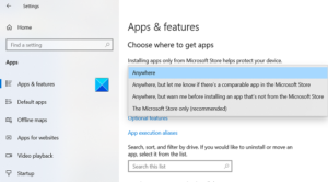 Choose where to get apps option is grayed out in Windows 10 Settings windows-apps-features-300x166.png