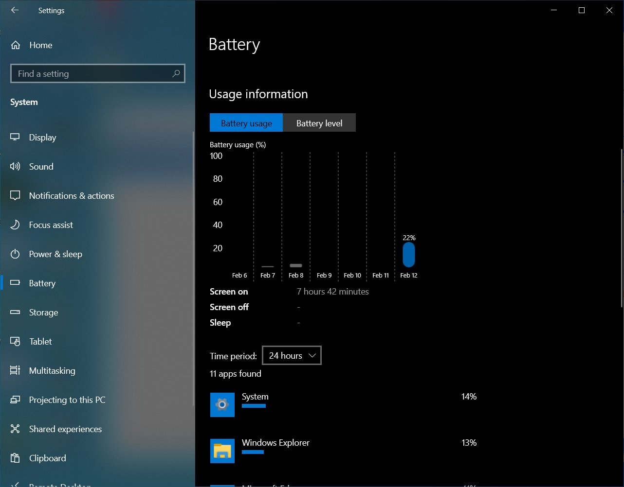 After Start Menu, Windows 10 is getting floating taskbar menu and more Windows-battery-settings.jpg