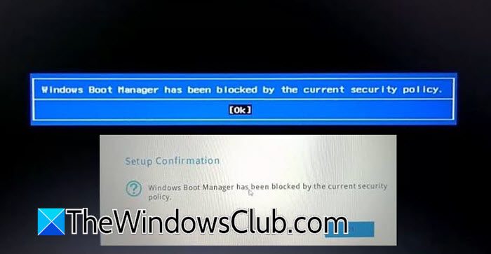 Windows Boot Manager has been blocked by the current security policy windows-boot-manager-has-been-blocked.jpg