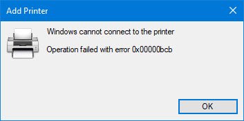 Fix Network Printer error 0x00000bcb – Cannot connect to printer Windows-cannot-connect-to-the-printer.jpg