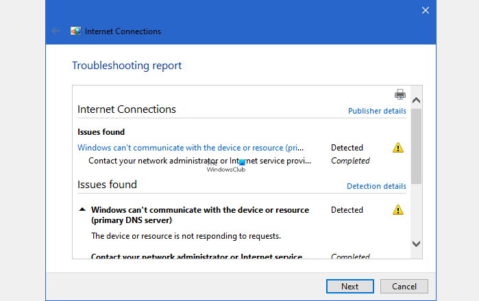 Windows can’t communicate with the device or resource (Primary DNS Server) Windows-cant-communicate-with-the-device.png