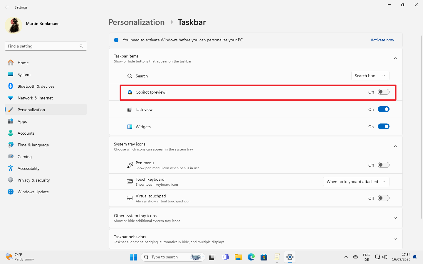 How to disable Windows Copilot in Windows windows-copilot-taskbar-hide-icon.png