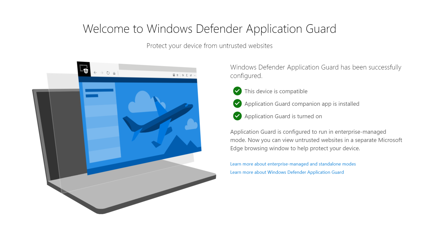 Windows Defender cannot guard from online Security threat while browsing and downloading... windows-defender-application-guard-components-complete.png