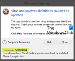 Fix Microsoft Defender error 0x80004004 on Windows 10 Windows-Defender-error-0x80004004-1-300x246.png