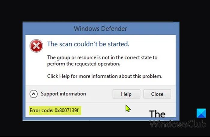 Fix Windows Defender error 0x8007139f on Windows 11/10 Windows-Defender-error-0x8007139f-1.jpg