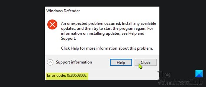 Fix Windows Defender error code 0x8050800c on Windows 11/10 Windows-Defender-error-code-0x8050800c.jpg