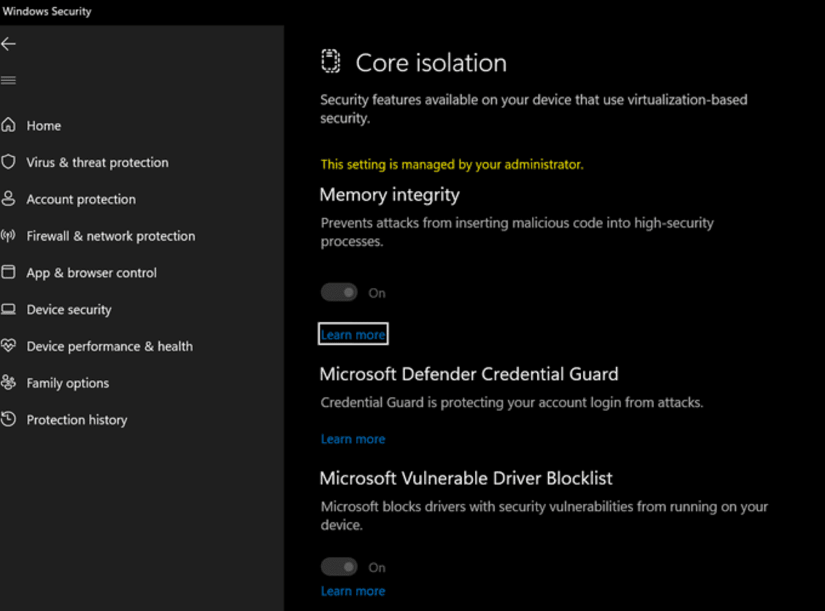 Windows Defender: Vulnerable Driver Blocklist protects against malicious or exploitable drivers windows-defender-vulnerable-driver-blocklist.png
