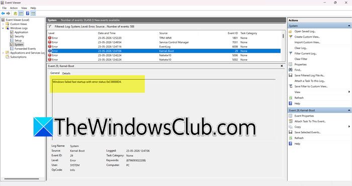 Windows failed fast startup with error status 0xC00000D4 Windows-failed-fast-startup-0xC00000D4.jpg