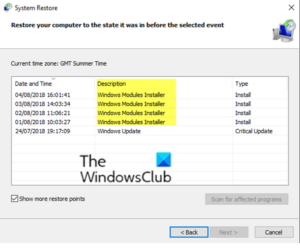 Windows Modules Installer listed System Restore Point fails in Windows 10 Windows-Modules-Installer-system-restore-point-fails-300x251.png
